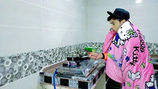 لما تكون جعان بس الجو برد السلسيلي 