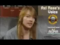 Unintentional ASMR The Calm Deep Voice of Axl Rose Guns N Roses Compilation