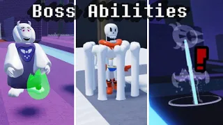 Undertale Tower Defense Boss Abilities