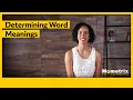 Determining Word Meanings
