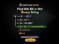 LeetCode 1545 Find Kth Bit in Nth Binary String Python
