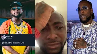 davido set to quit music after fight with burna boy in ghana