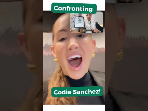 Confronting Codie Sanchez...