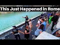 Rome Italy This Just Happened in Rome Italy Current Situation at The Trevi Fountain