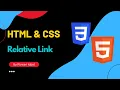 HTML CSS How to use relative link in html