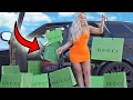 SURPRISING my WIFE with a Car FULL of GUCCI PURSES