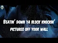 Beating Down Yo Block (Lyrics) - Monaleo