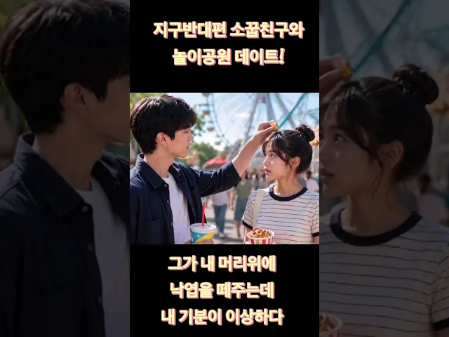 13살 여름방학 미국으로 놀러가 남사친과 놀이공원 데이트를 하는데..! AI 하이틴 로맨스 드라마〈Almos
