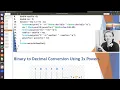 Teaching Demo BinToDec and so on