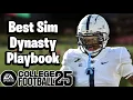 Best Playbook for Sim Dynasty College Football 25