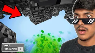 I Found A SECRET WORLD Under BEDROCK in Minecraft !!!