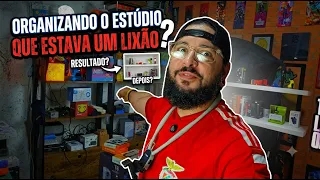 ORGANIZANDO O ESTÚDIO QUE ESTAVA UM LIXÃO (PARTE 3)