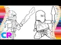 Ninjago Cole and Ninjago Jay Coloring Yosef - Yosef