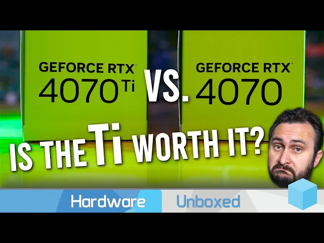 GeForce RTX 4070 vs. 4070 Ti, 0 or 0 GPU Upgrade: 40 Game Benchmark 1080p, 1440p &amp; 4K