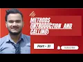Methods in Java Introduction method call and definition Call more then one method in java