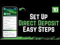 How To Set Up Direct Deposit TD Bank Very EASY