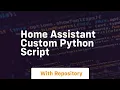 home assistant custom python script