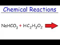 NaHCO3 HC2H3O2 - Baking Soda and Vinegar