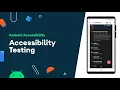 Accessibility testing - Accessibility on Android