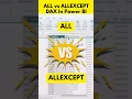 Download Lagu ALL vs ALLEXCEPT in Power BI DAX Explained in 60s ⚡ #Shorts  #datamindsacademy