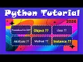 Master Python Full Course - Tutorial Object Oriented Programming