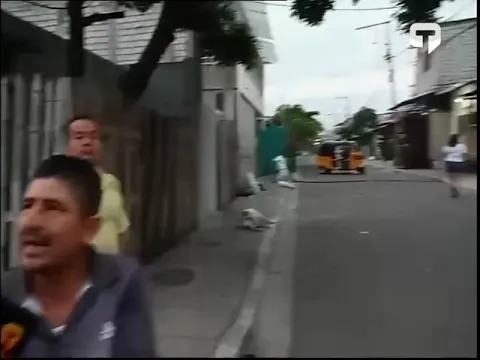 Iluminarias quemadas en El Fortín