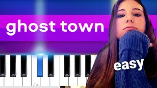 Download Chloe George - ghost town (voice memo) EASY PIANO TUTORIAL MP3