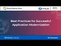 Best Practices for Successful Application Modernization