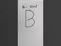 Drawing bird with alphabet b