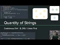 Codeforces Div1 - Quantity of Strings DSU