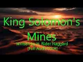 Download Lagu King Solomon's Mines [Full Audiobook]