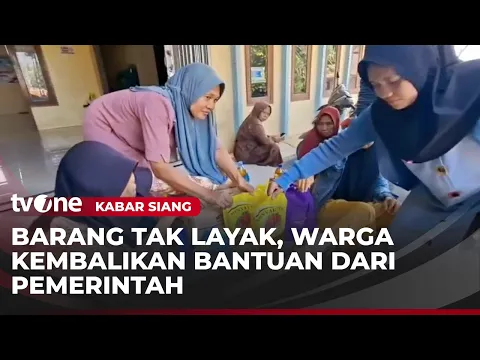 Warga Berbondong-bondong Kembalikan Minyak dan Beras Bantuan Pemerintah