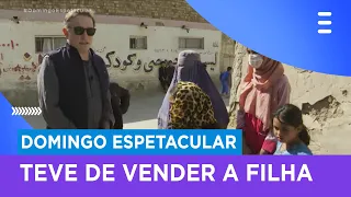 Exclusivo: Roberto Cabrini mostra a história de mulher afegã que teve que vender a própria filha