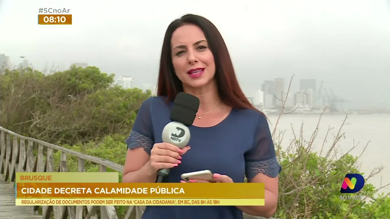 Acompanhe a situação da chuva nas cidades de Brusque, Itapema, São João Batista, e Tijucas