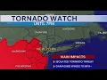 Tornado watch in NJ residents prepare for severe weather