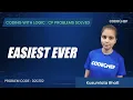 D2C102 Easiest Ever Coding with Logic CP Problems Solved Cakewalk