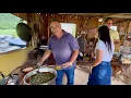 Lagu A TERCEIRA FEIJOADA NA ROÇA! IRMÃO ONOFRE CHEGOU E O FOGÃO A LENHA NÃO PAROU 🔥