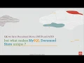 Looking Inside the MySQL Document Store