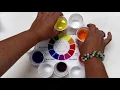 The Color Wheel from Food Coloring and Water