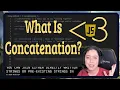 What is Concatenation JavaScript in LESS-THAN 3 Minutes Beginner JavaScript Series