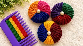 It's so Beautiful. Amazing Hand Embroidery Flower design idea. Super Hand Embroidery Flower design 