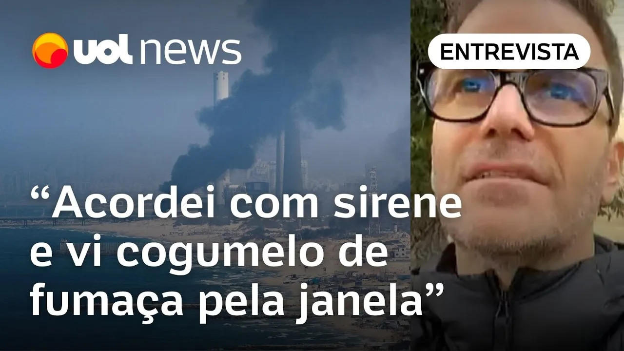 Guerra em Israel: Brasileiro que conseguiu fugir diz que viu cogumelo de fumaça pela janela