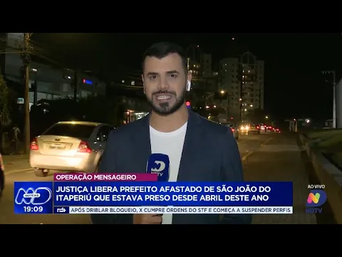 Prefeito afastado de São João do Itaperiú é liberado após prisão desde abril