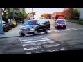 President Obama leaving Bridgeport Connecticut in his motorcade November 2 2014