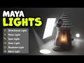 Maya Lighting Beginner Guide 2025 - Introduction to Arnold Lighting Bloom Fog Depth of Field