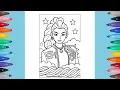 Rumi K-Pop Demon Hunters Coloring Pages K-Pop Demon Hunters