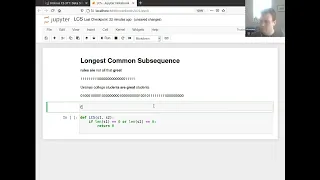 CS 371 Module 13 Longest Common Subsequence Recursive Definition