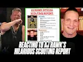 Pat McAfee Reacts To AJ Hawk s HILARIOUS Scouting Report
