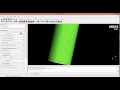 3D cylinder mesh by extruding a 2D surface mesh in ANSYS ICEMCFD