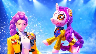 Pony Custom-Rumi KPop Demon Hunters- MLP Tutorial DIY